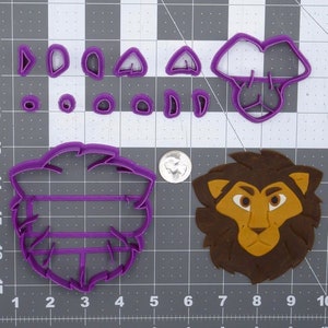 Zestaw foremek do ciastek Lion Head 266-G528