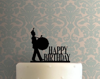 Blaskapelle Schlagzeuger Happy Birthday 225-B876 Cake Topper