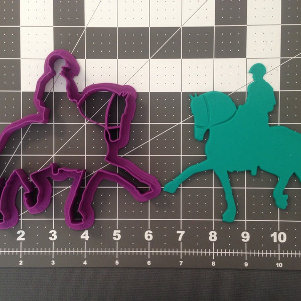 Horse and Rider Cookie Cutter Etsy