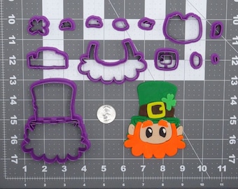 St Patricks Day - Leprechaun Head 266-E767 Cookie Cutter Set