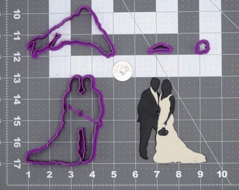 Wedding Couple 266-H816 Cookie Cutter Set