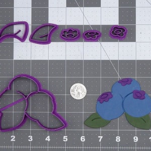 Blueberries 266-J588 Cookie Cutter Set