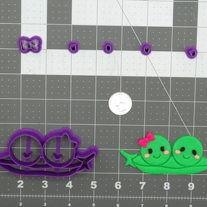 Baby Peas in a Pod 266-D057 Cookie Cutter Set