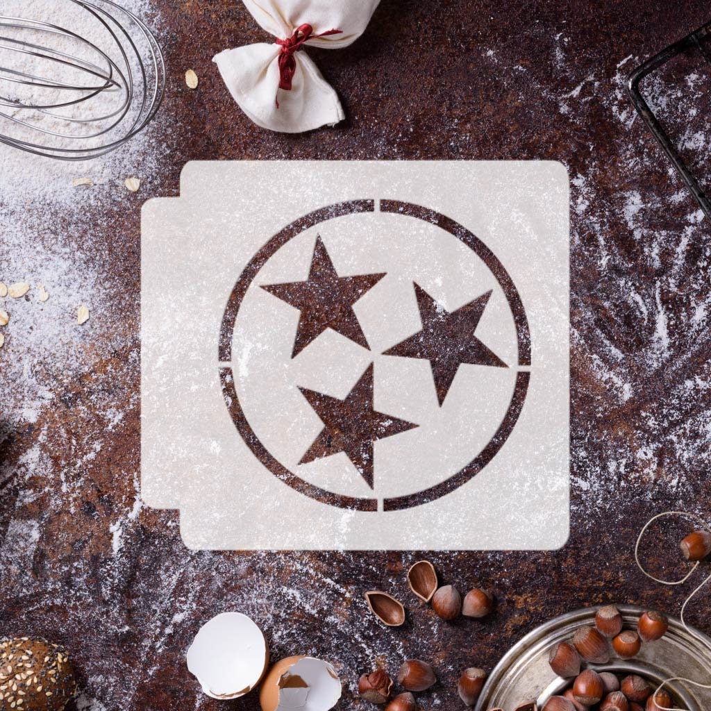 Stencil Bandiera Tennessee 8.5 X 11 Pollici - Spedizione Gratuita Veloce - Foto 4