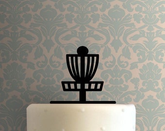 Disc Golf Basket 225-B484 Cake Topper