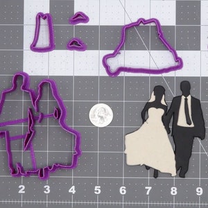 Wedding Couple 266-H866 Cookie Cutter Set