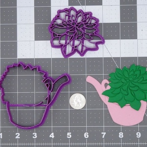 Succulenta in annaffiatoio 266-H366 Cookie Cutter Set