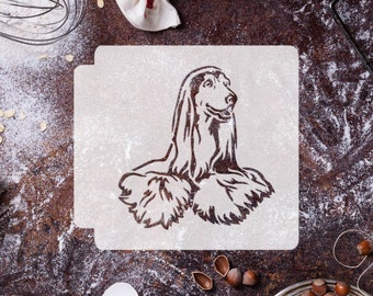 Afghan Hound Dog 783-I521 Stencil