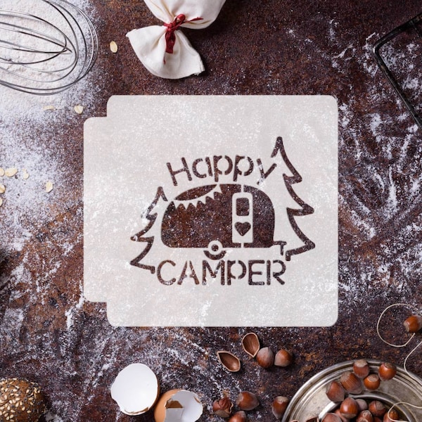 Happy Camper 783-E159 Stencil