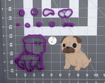 Pug Dog Body 266-G736 Cookie Cutter Set