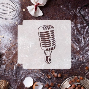 Microphone 783-E757 Stencil