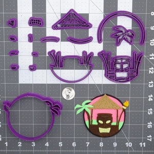Luau 266-E894 Cookie Cutter Set