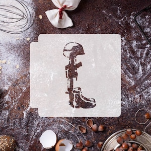 Fallen Soldier 783-H456 Stencil