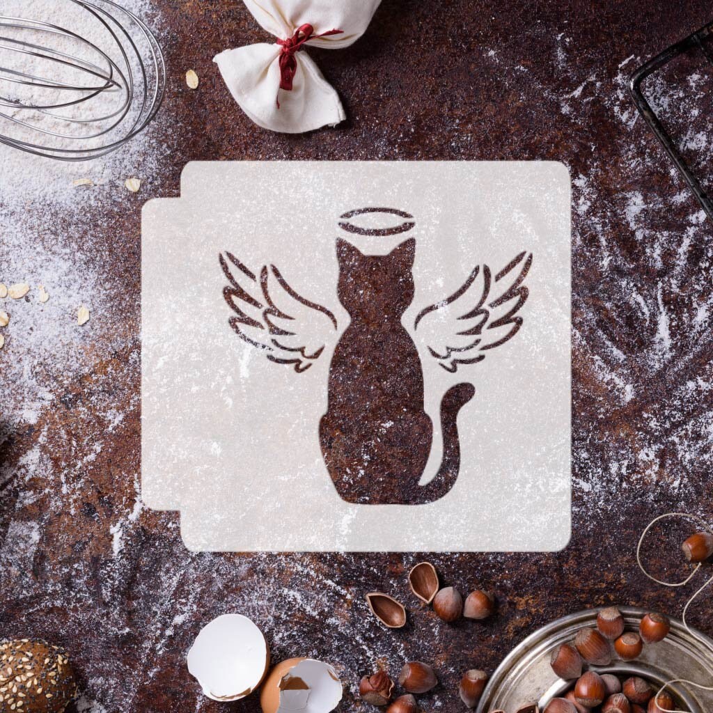 Cat Angel 783-F443 Stencil - Etsy