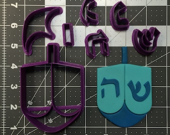 Dreidel 100 Cookie Cutter Set