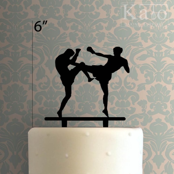 Kickboxing 100 Cake Topper