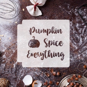 Stencil Pumpkin Spice Everything 783-E057