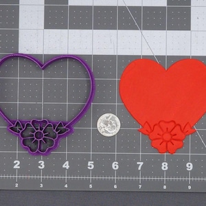 Heart with Flower 266-L253 Cookie Cutter