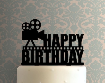 Film gelukkige verjaardag 225-A283 taarttopper