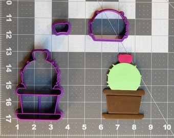 Cactus Plant 266-C372 Cookie Cutter Set
