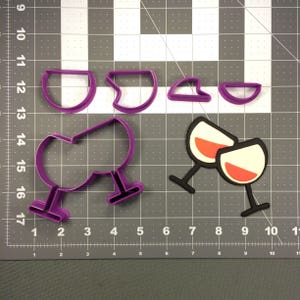 Wine Glasses 101 Cookie Cutter Set