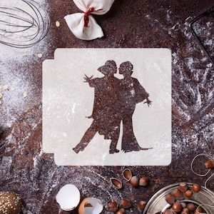 Halloween - Vampire Couple 783-H127 Stencil