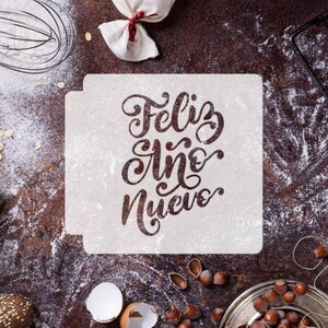 Feliz Ano Nuevo 783-E857 Stencil