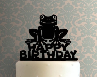 Frog Happy Birthday 225-B017 Cake Topper