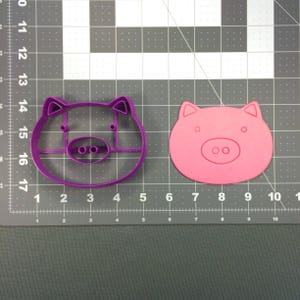 Pig Face 101 Cookie Cutter