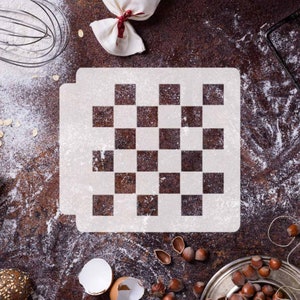 Checkered Pattern 783-C979 Stencil