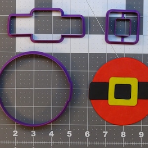 Santa Belt 266-A507 Cookie Cutter Set
