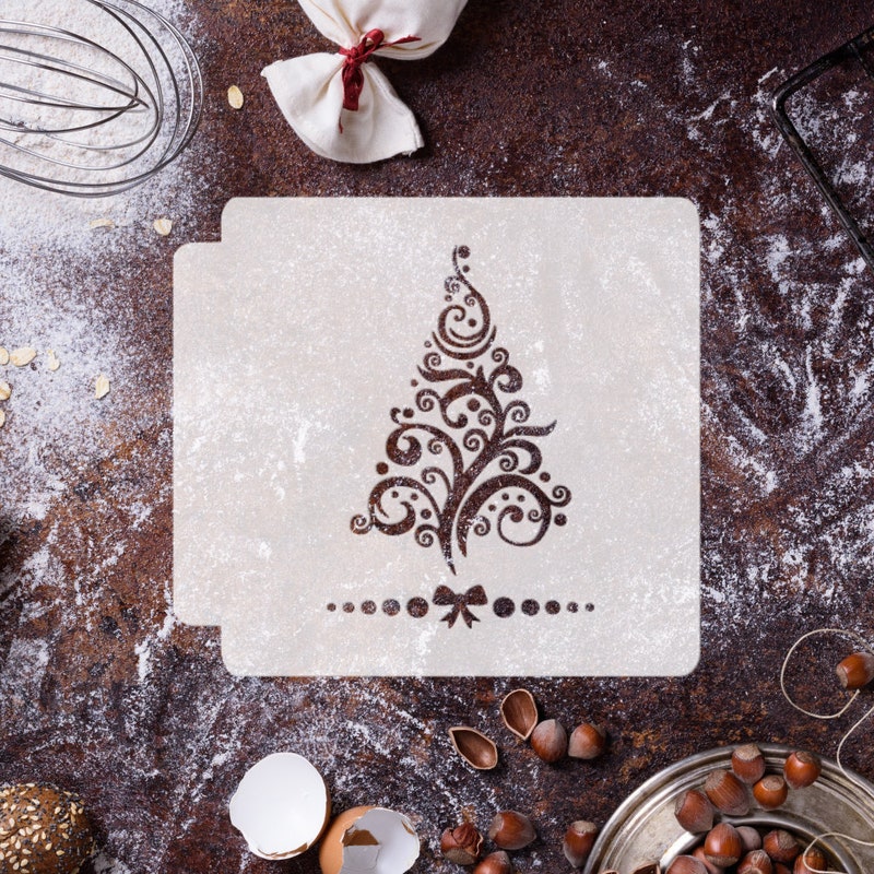 Christmas Tree Stencil - Etsy UK