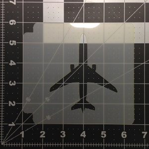 Airplane 100 Stencil