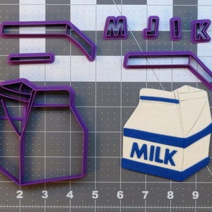 Milk Carton 266-A529 Cookie Cutter Set