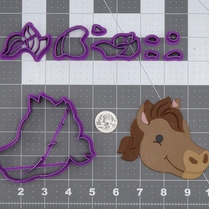 Horse Head 266-K853 Cookie Cutter Set