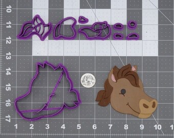 Horse Head 266-K853 Cookie Cutter Set