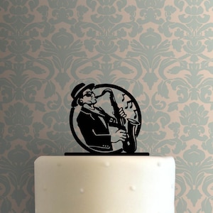 Saxophone Player 225-B040 Cake Topper