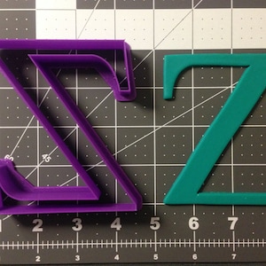Carta griega Zeta Cookie Cutter
