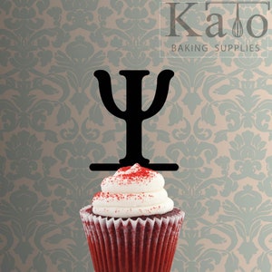 Griechische Alphabet Psi 228-077 Cupcake Topper
