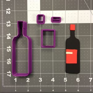 Wine Bottle 102 Cookie Cutter Set