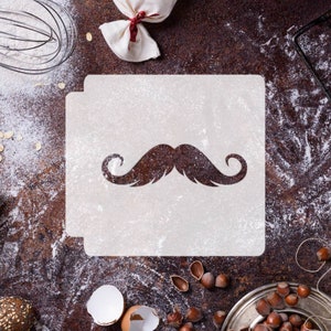 Mustache 783-G359 Stencil Silhouette