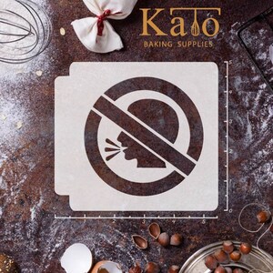 No Talking 783-A194 Stencil