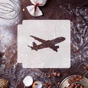 Airplane 783-E231 Stencil Silhouette
