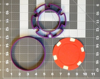 Poker Chip 266-C710 Cookie Cutter Set