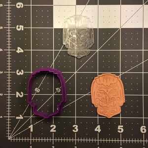 Culture Mask 102 Cookie Cutter and Stamp (Embossed)