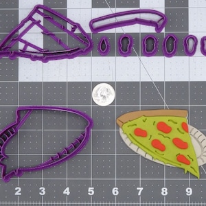 Pizza on Plate 266-I756 Cookie Cutter Set