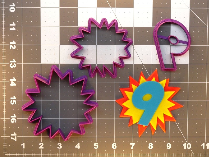 Pow Number 9 266-453 Cookie Cutter Set