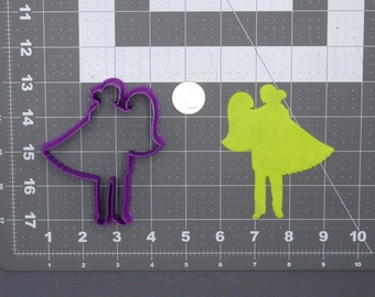 Wedding Couple 266-F276 Cookie Cutter Silhouette