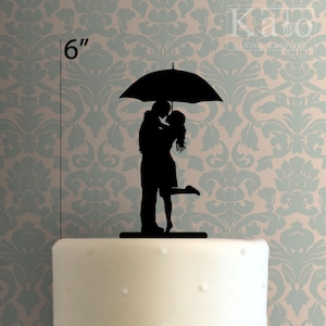 Couple Umbrella 100 Cake Topper