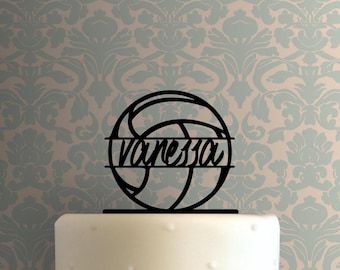 Custom Volleyball 225-305 Cake Topper